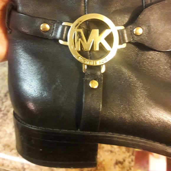 Michael Kors Leather Boots - Picture 2 of 4
